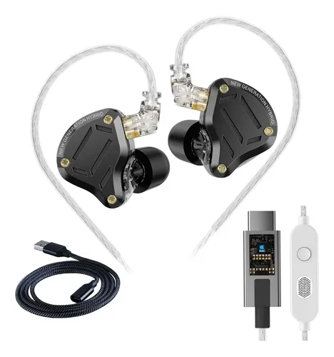 Fones De Ouvido Kz Zs10 Pro 2 Usb C Para Jogos | Parcelamento sem