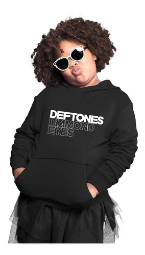 Sudadera Negra Infantil Estampa Album Diamond Eyes Deftones