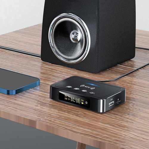 Bluetooth Transmisor Receptor Fm Función Óptico Coaxial