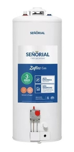 Termotanque Señorial 85 Litros Multigas Linea Zafiro Apoyar