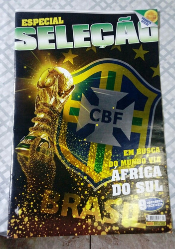 Poster Brasil Copa Do Mundo 2010 Panini