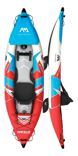 Imagen 1 de 5 de Kayak Inflable Steam Single / Kayak Aqua Marina
