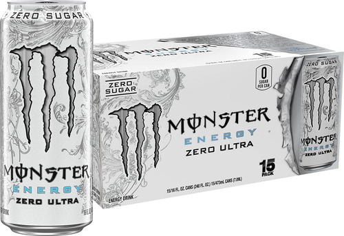 Zero Ultra - Bebida Energética Sin Azúcar, 16 Oz (paquete De