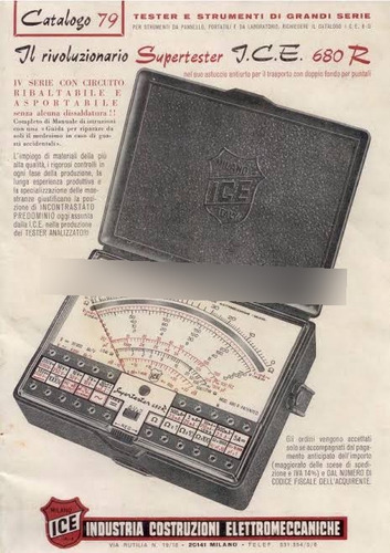 Multimetro Analógico Supertester 680r (antigüedad) (Usado)