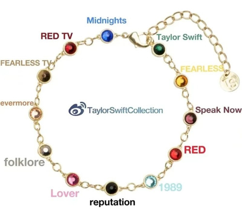Pulsera Taylor Swift Friendship Bracelet Eras Regalo Swiftie