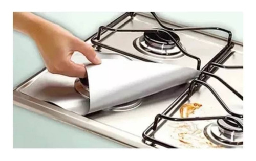 Pack 12 Lamina De Aluminio Protector Para Cocina A Gas
