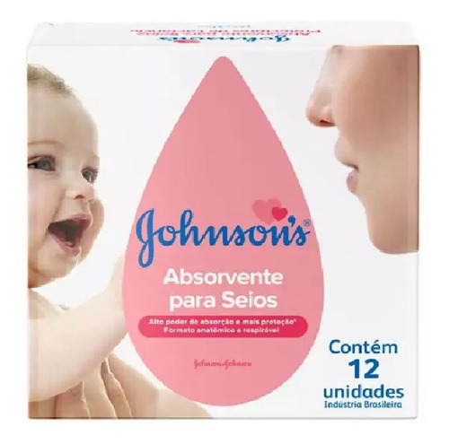 Absorvente Para Seios Johnsons C/12