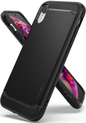 Forro Ringke Onyx Color Negro Tpu Anti Golpes Para iPhone XR