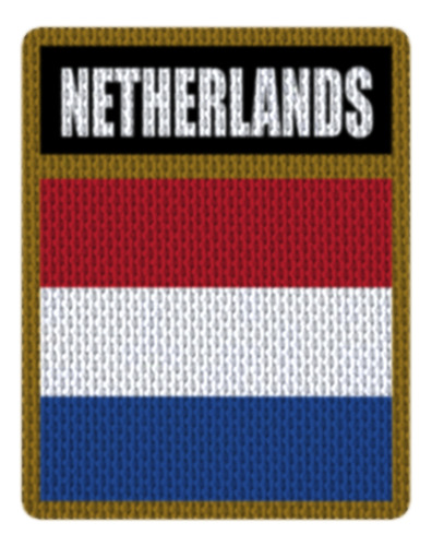 Parche Termoadhesivo 7,5cm Vfl Bandera Paises Bajos Modelo 01 Modelo 01