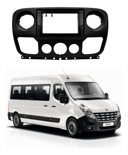 Moldura Multimidia 10 Polegadas Renault Master 14 - 23 Expex