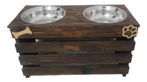 Comedero En Altura Para Perros + Bowl De Acero - Envios