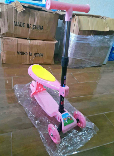 Scooter Patín Del Desmontable Luces Led Dos En Uno
