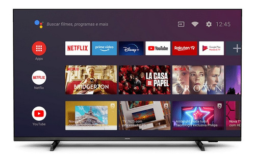 Imagem 1 de 4 de Smart Tv 65pug7406/78 65 4k Quadcore Philips