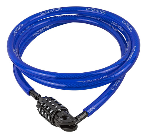 Candado De Cable Antirrobo 5-25 Pies Con Combinación Reinici
