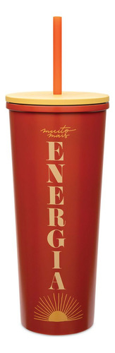 Vaso térmico Energy con pajita - Imaginarium