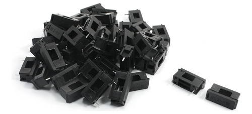 50pcs Blx-a Plastico Negro Pcb Monte 5 X 20 Mm Portafusibl