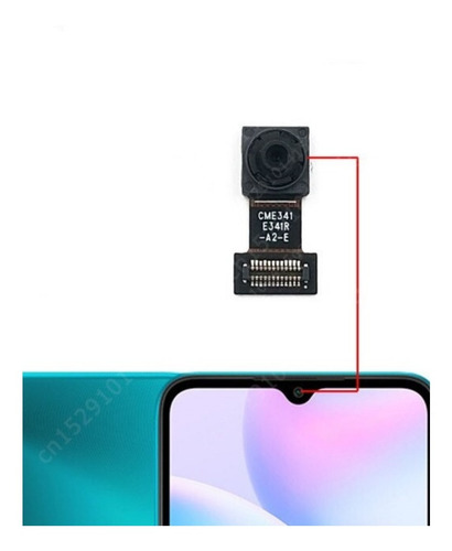 Imagem 1 de 1 de Flex Câmera Frontal Redmi 9a, 9c Flat Selfie
