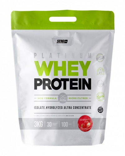 Premium Whey Protein 3 Kg Star Nutrition Proteína Concentrada