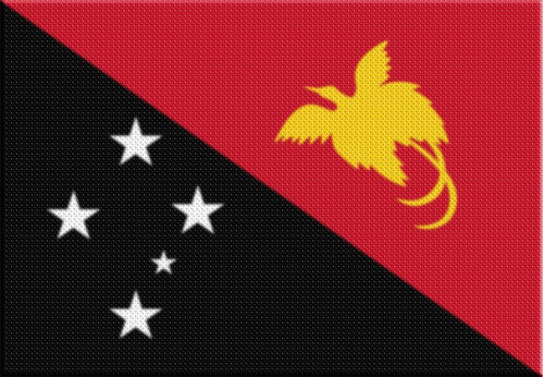 Parche Termoadhesivo Bandera Papua Nueva Guinea