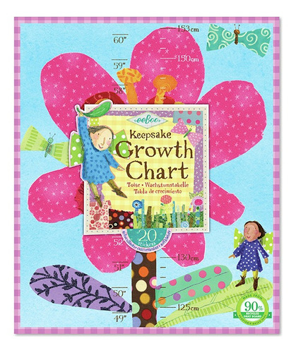 Hot Pink Flower Growth Chart Tabla De Crecimiento