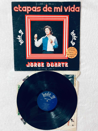 Jorge Duarte Etapas De Mi Vida Lp Vinyl Vinilo Mexico 1974