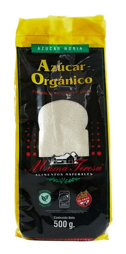 Azucar Rubia Organica Mama Teresa X500g Sin Tacc Certificada