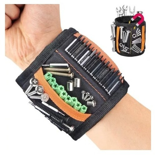 Brazalete Magnético De Trabajo Porta Tornillos,brocas Clavos