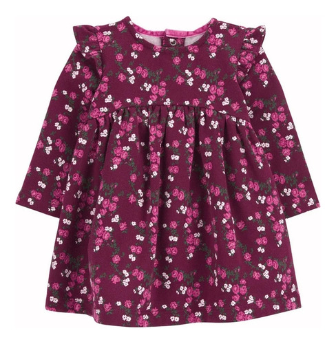 Vestido Floral Fleece & Panty Bebe Carter Niña Carters 9m