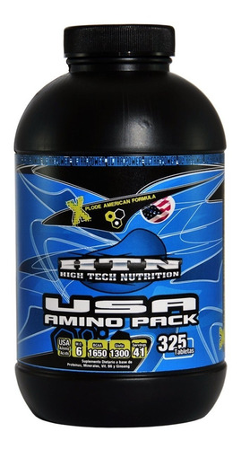 Usa Amino Pack 325 Tabs Htn Aminoacidos Vitaminas Ginseng