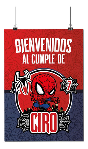 Kit Imprimible Cumpleaños Spiderman