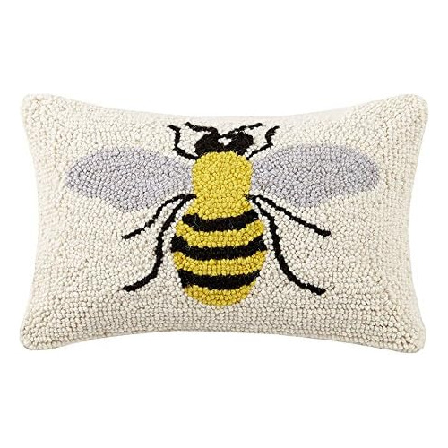 Abeja, Almohada Gancho De 8x12 Pulgadas, 1 Unidad (paqu...