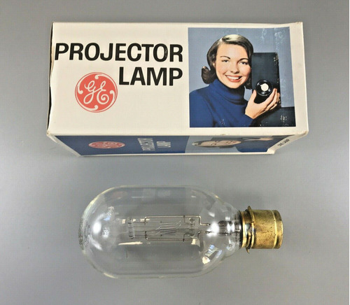Ge Dmx Vintage Projector Lamp Bulb 500w 115-120v Made In Eeo