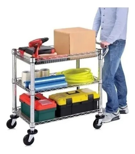 Mesa Carrito De Servicio De Acero Inoxidable