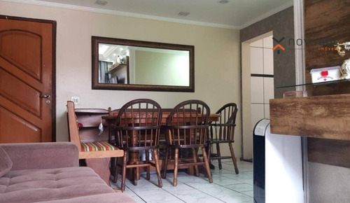 Apartamento À Venda, 55 M² Por R$ 210.000,00 - Jardim Santo André - Santo André/sp - Ap1283