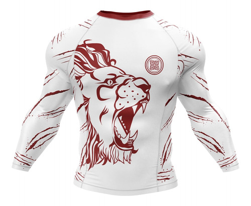 Rashguard Brazilian Jiu Jitsu Luta Leão Combate Fight Oss