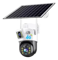 Comprar Genbolt GB-217H 3g\u002F4g Lte solar cámara de vigilancia exterior color blanco 360 smart inalámbrica 2.5k 8w 15600mah batería cámara seguridad