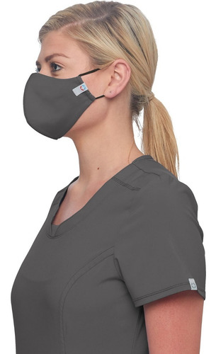 Cherokee Ww560 Paquete 5 Cubrebocas Anti Microbial Repelente Color Pwt - Gris Oxford