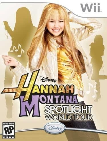 Disney Hannah Montana Spotlight World Tour Nintendo Wii 