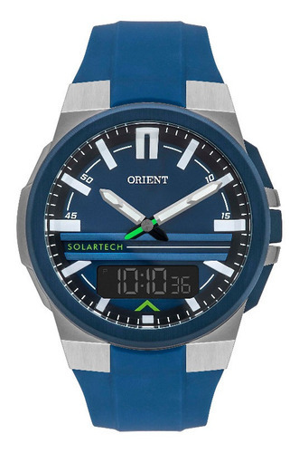 Relógio Orient Masculino Solar Tech Preto Mtspa003-p1px