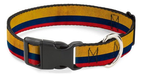 Collar De Clip De Plástico Con Hebilla - Bandera De Colombia