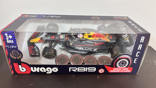 Red Bull Rb19 C/ Pneus Extra Verstappen F1 2023 1/24 Bburago