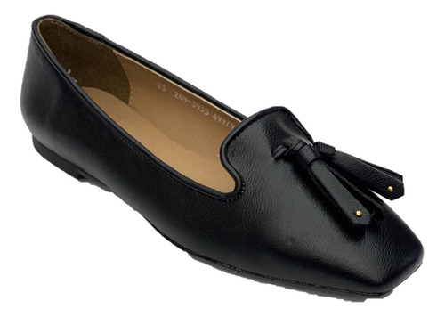Zapatos Con Motas Lisos Tipo Loafer Salamandra Sal3935