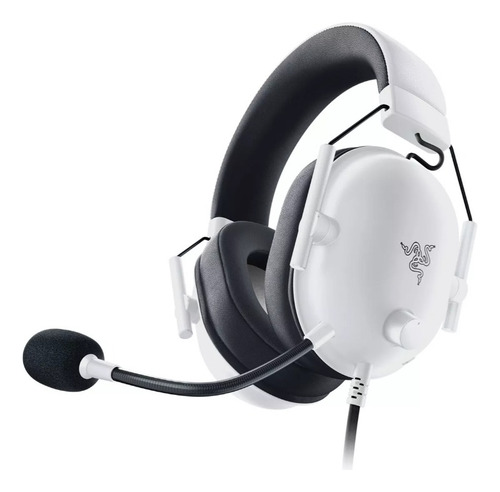 Auriculares Gamer Razer Blackshark V2 X Pc Ps4 Switch 3.5mm Color Blanco