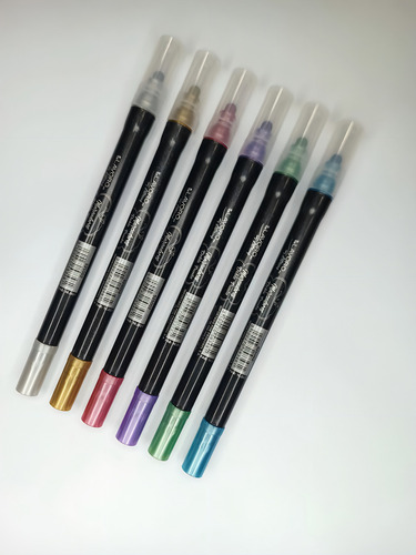 Set Marcador Metalizado Doble Punta 6 Colores Lavoro