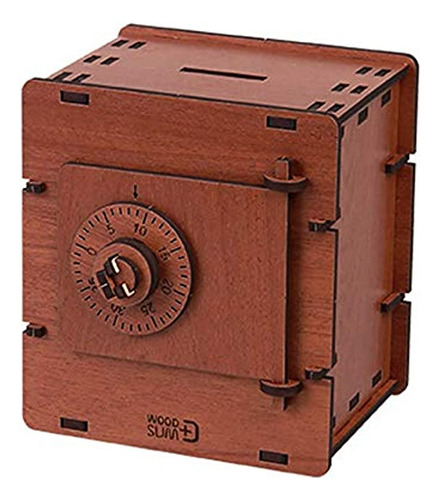 Woodsum - Caja De Monedas De Madera 3d Completamente Funcio