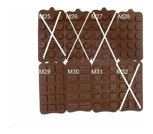 Imagen 4 de 7 de Moldes De Silicona Para Bombones Importado Oferta Unica !!!