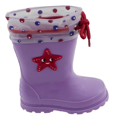 Botas Lluvia Niña Vane Kids 613 Olor Chicle Lila 13 A 18