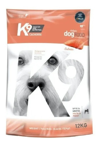 Alimento Croqueta K9 Cachorro Salmon 12kg