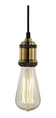 Imagem 4 de 4 de 3x Pendente Retro Industrial Soquete Fio Tecido Loft Vintage