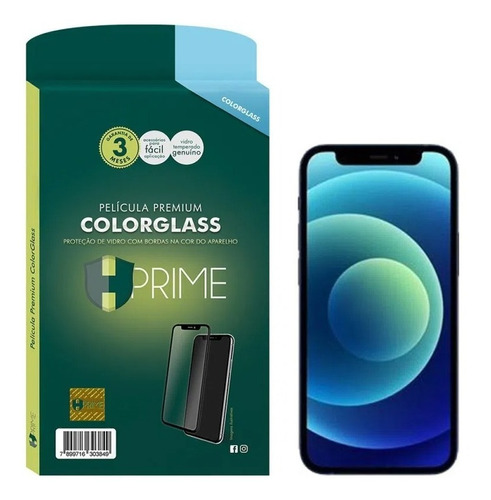 Pelicula Colorglass 6d Privacidade Para iPhone 12 / 12 Pro